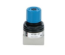 ตัวปรับแรงดันลม วาล์วควบคุมทิศทางลม Pressure control valve relief valve ap100 smc